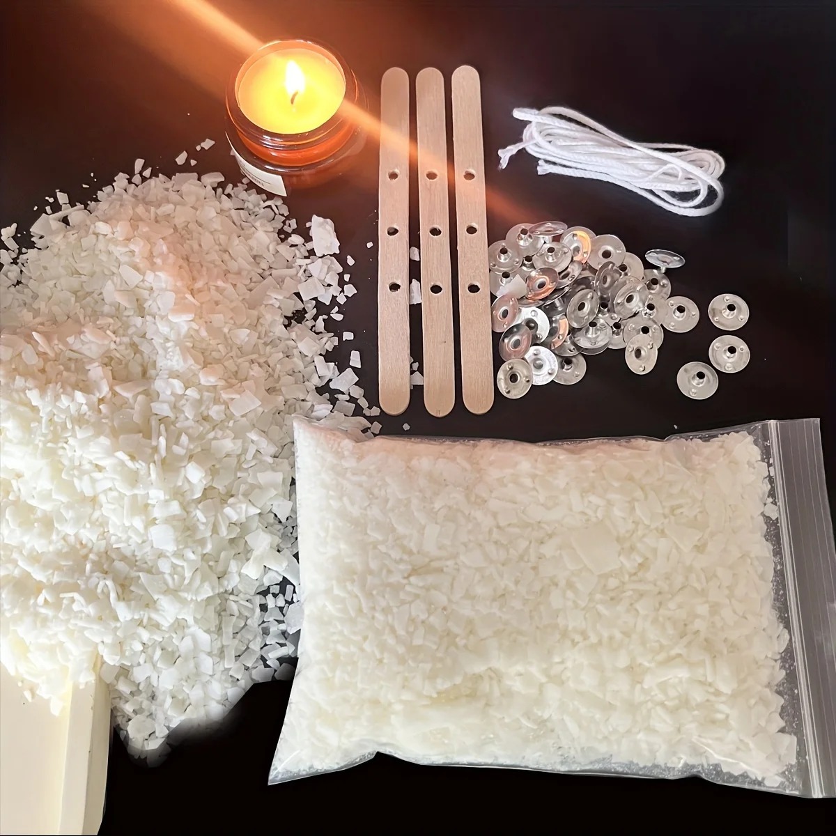 Candle Making Kits - مجموعات صنع الشموع 100 جرام شمع