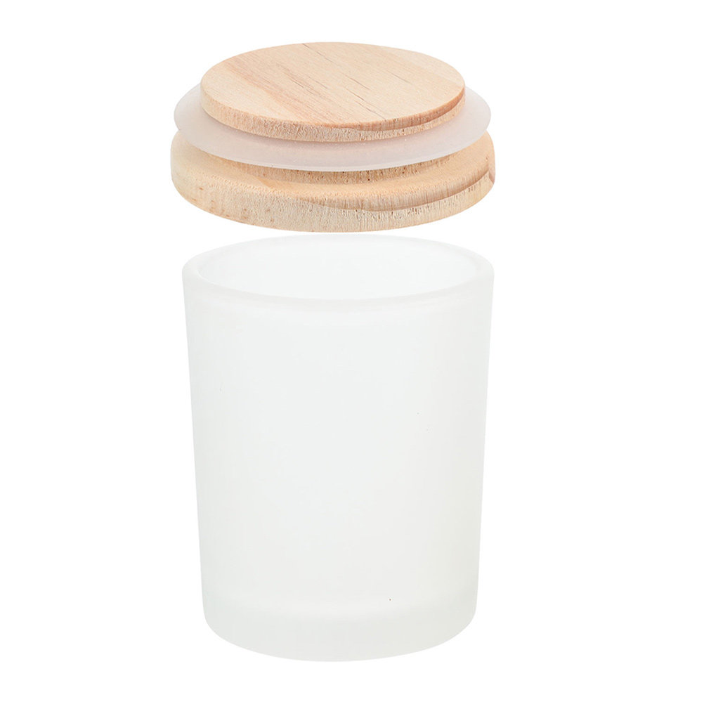 برطمان زجاجي سميك مع غطاء خشبي - مراجعة Candle Making Jars With Lids وسعره