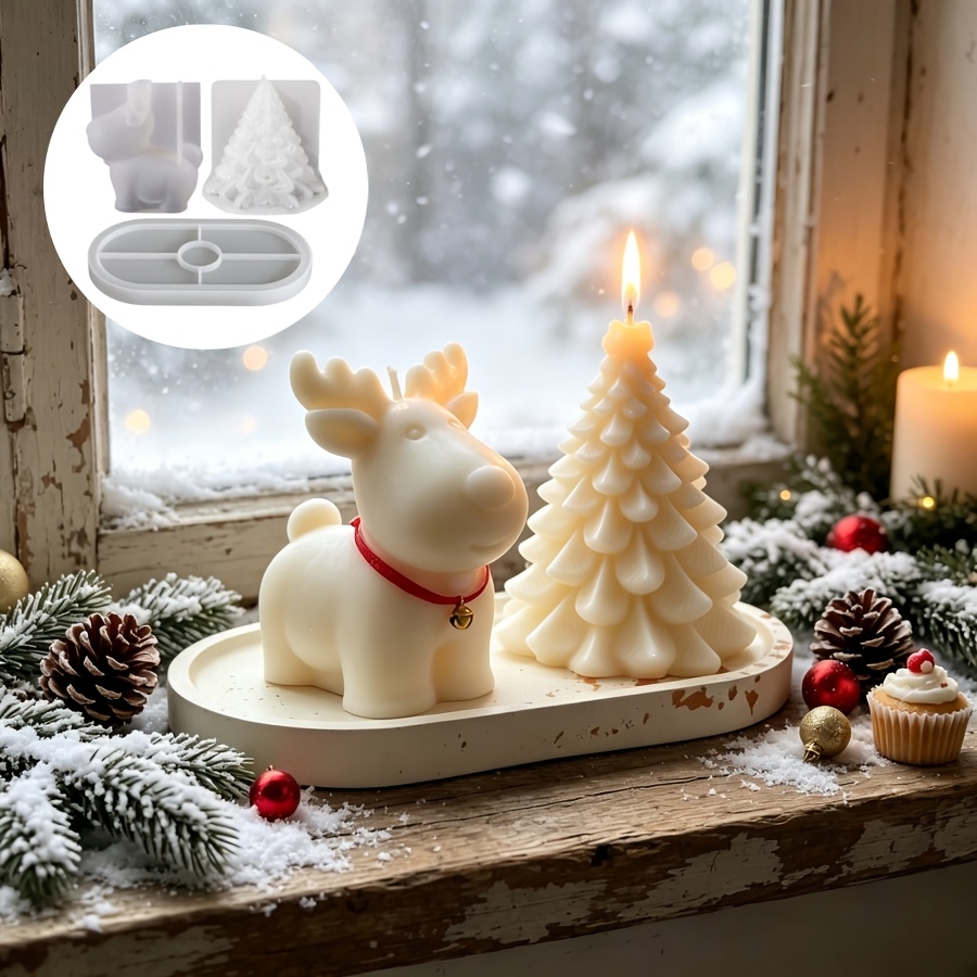 قالب سيليكون للطين - مجموعة من - مراجعة Candle Making Kits وسعره