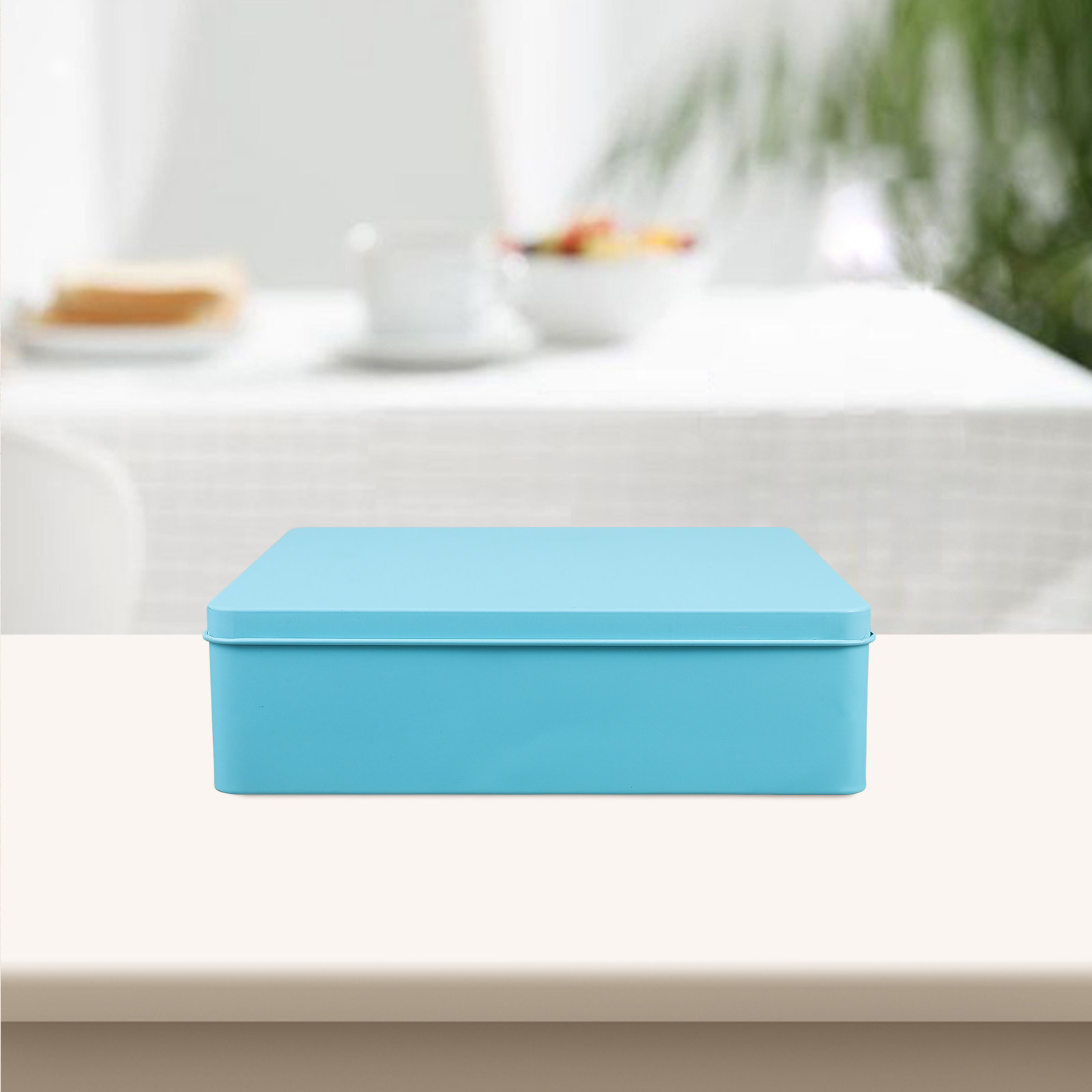 صندوق تخزين كبير من الصفيح الم - مراجعة Tin Container Lid وسعره
