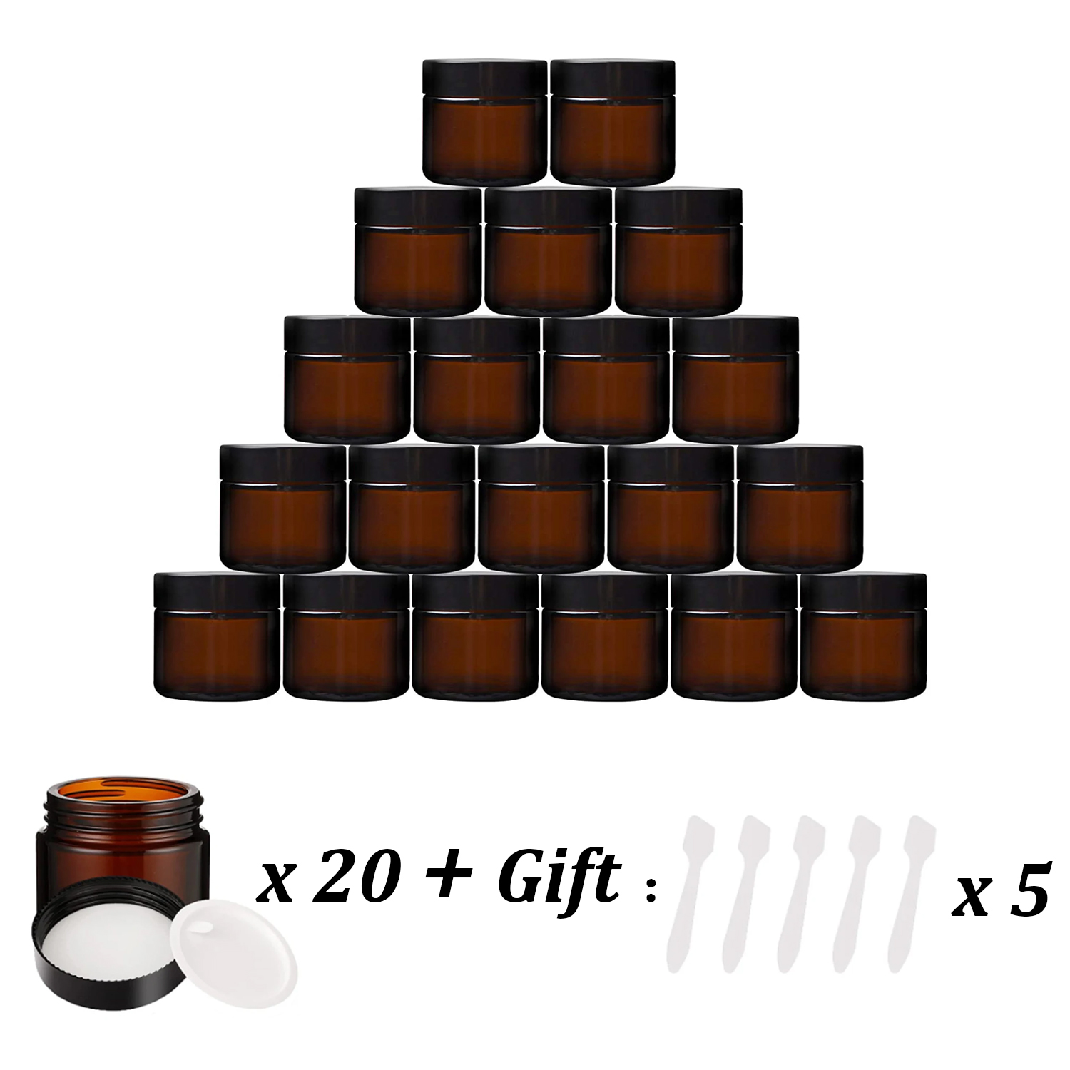 20 قطعة برطمانات زجاجية كهرمان - مراجعة Candle Making Jars With Lids وسعره